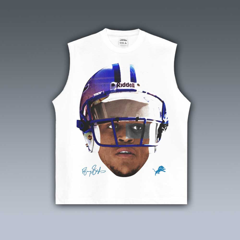 VINTAGE TANK TOP | BARRY SANDERS 9.3