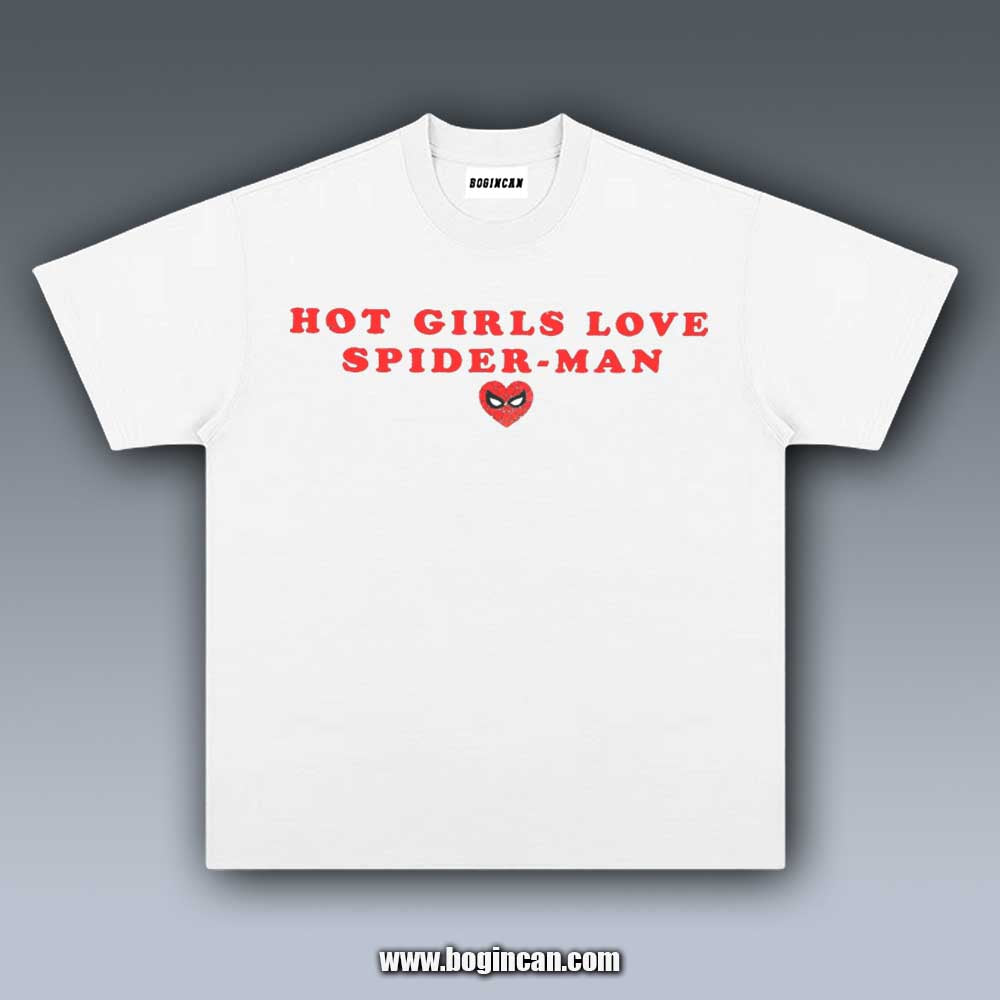 VINTAGE TEE | SPIDERMAN HOT GIRLS 6.30