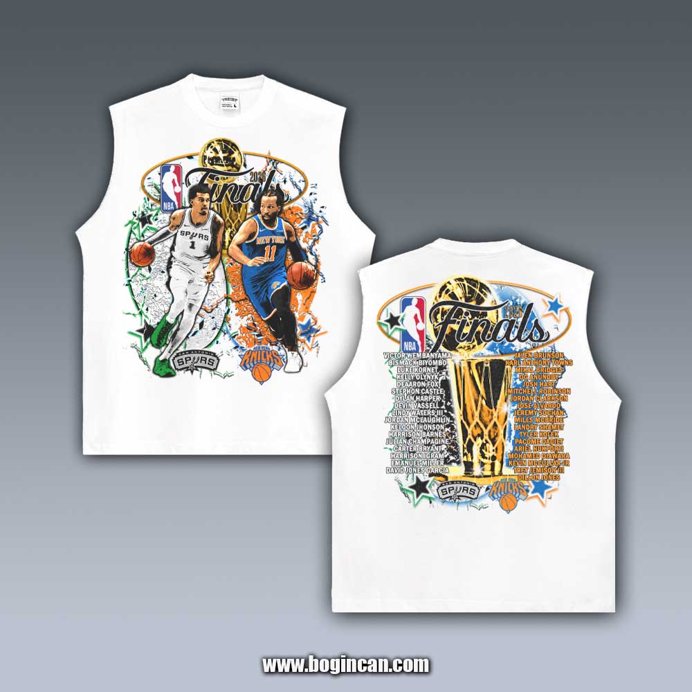 VINTAGE TANK TOP | 2026 NBA FINALS SPURS VS KNICKS 6.4.1