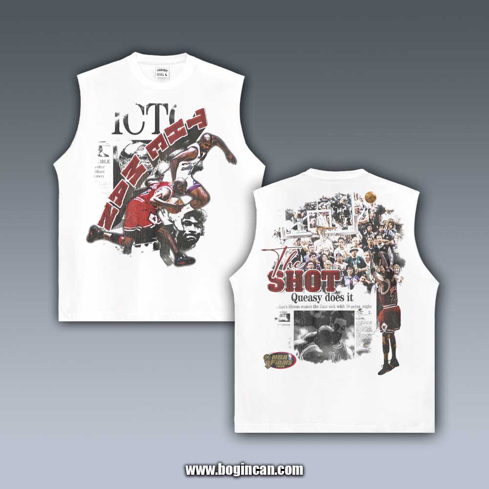 VINTAGE TANK TOP | THE MAN THE SHOT MICHAEL JORDAN 5.22