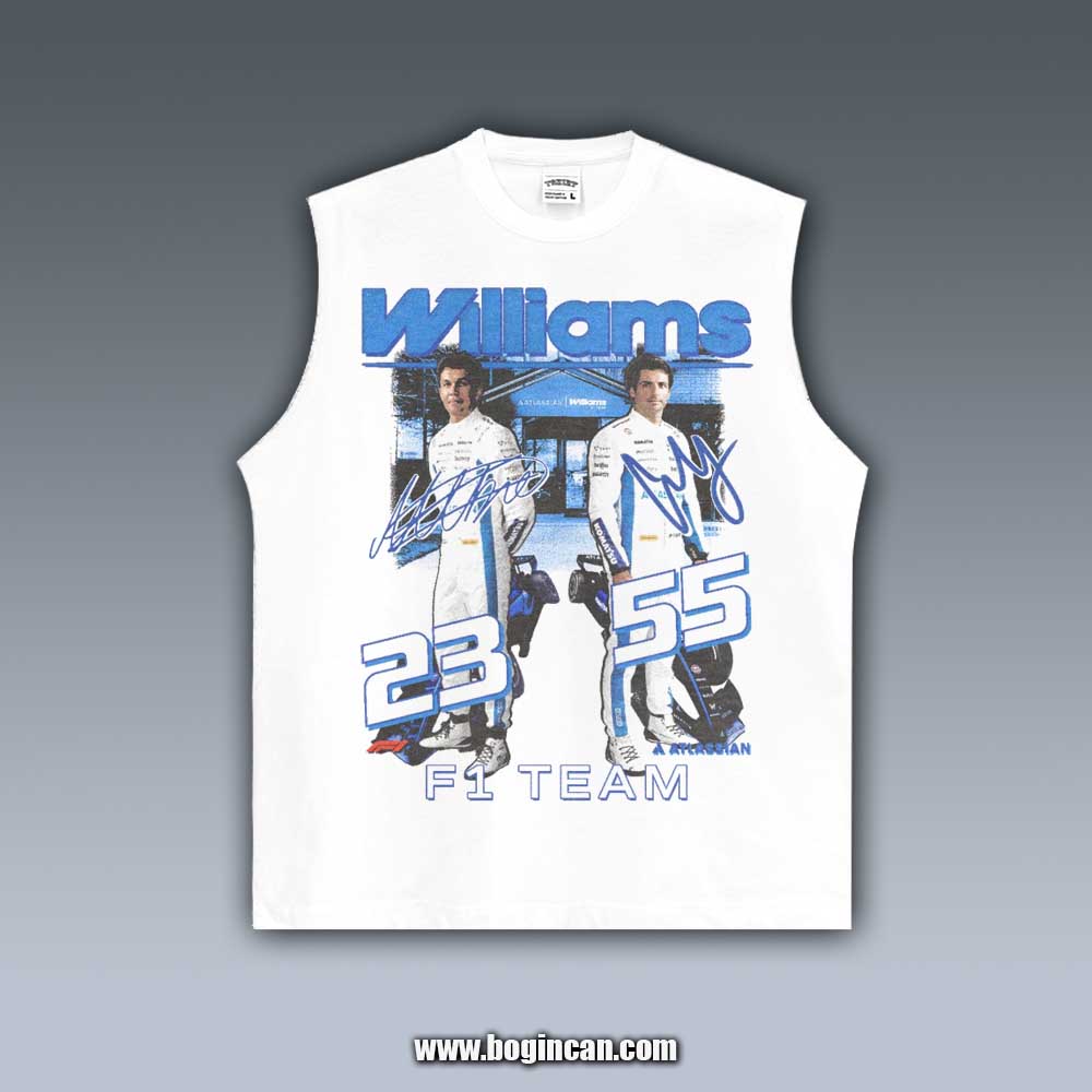 VINTAGE TANK TOP | WILLIAMS F1 DUO V6.17