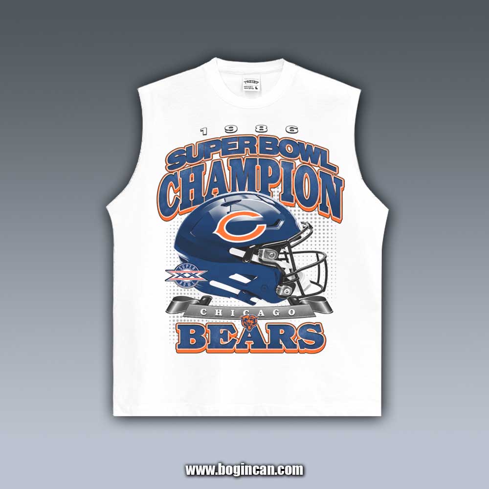VINTAGE TANK TOP | CHICAGO BEARS 10.14