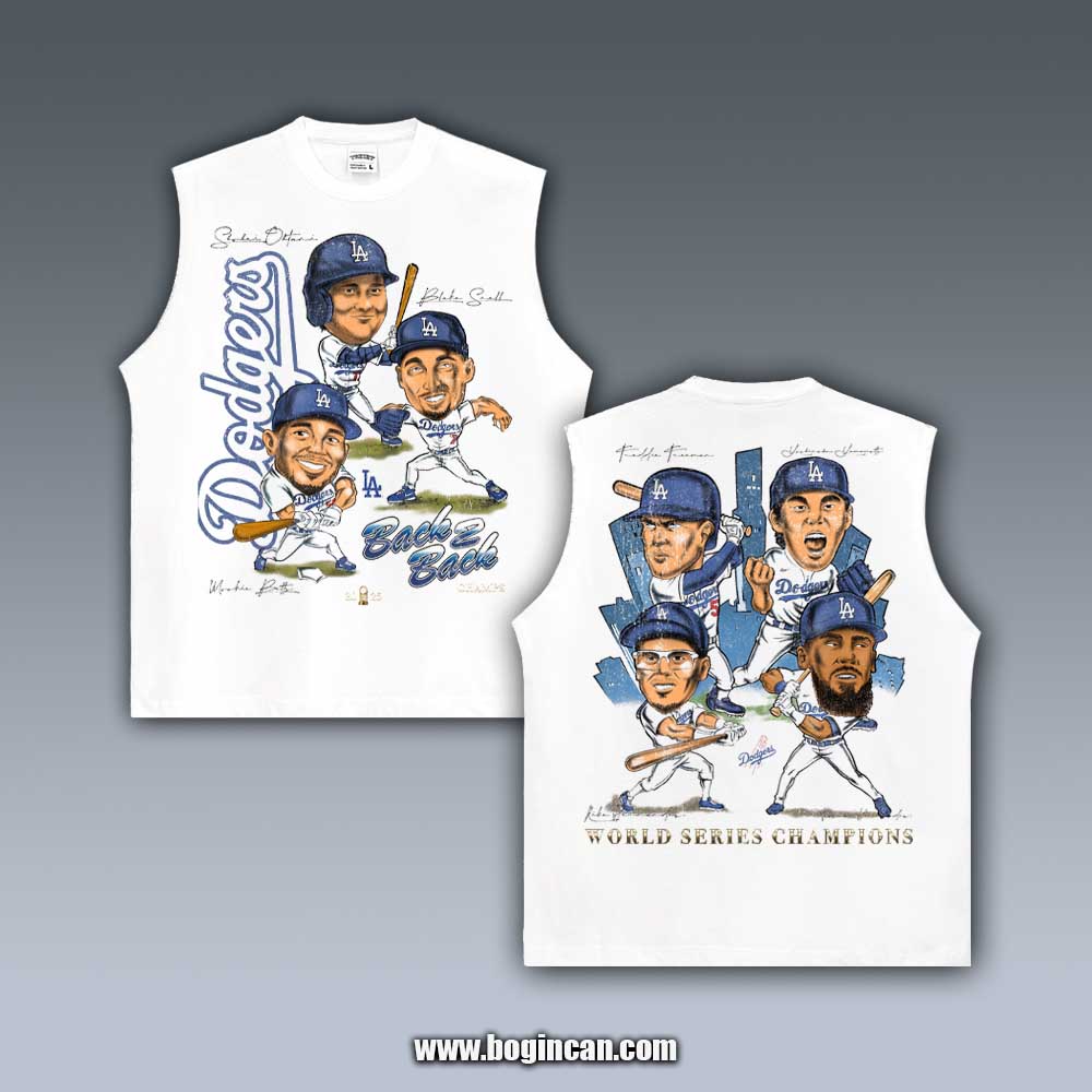 VINTAGE TANK TOP | 2025 DODGERS CHAMPIONS V4