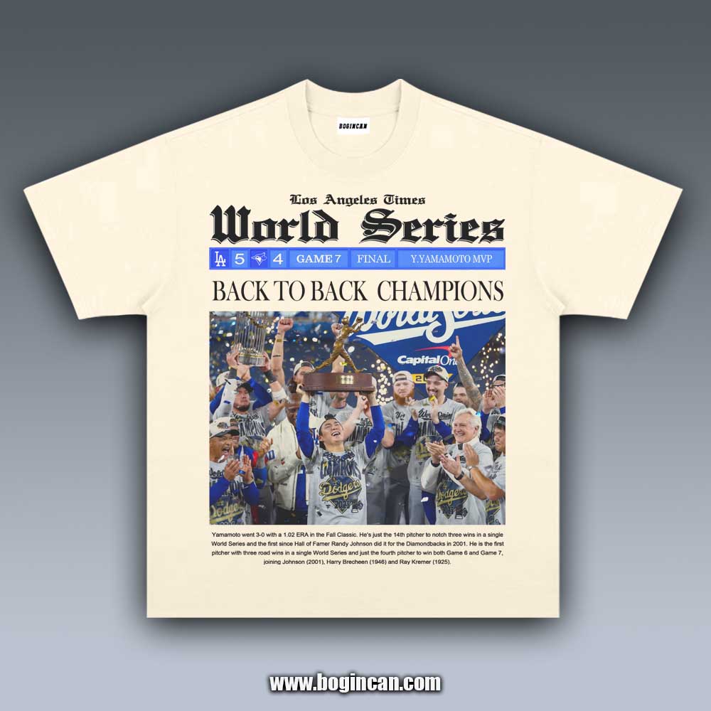VINTAGE TEE | 2025 DODGERS CHAMPIONS V1