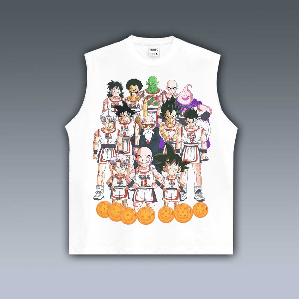 VINTAGE TANK TOP | DRAGON BALL DREAM TEAM 3.20
