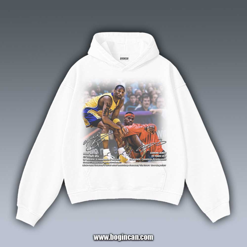 VINTAGE HOODIES | KOBE AND LEBRON’S FIRST EVER MATCHUP