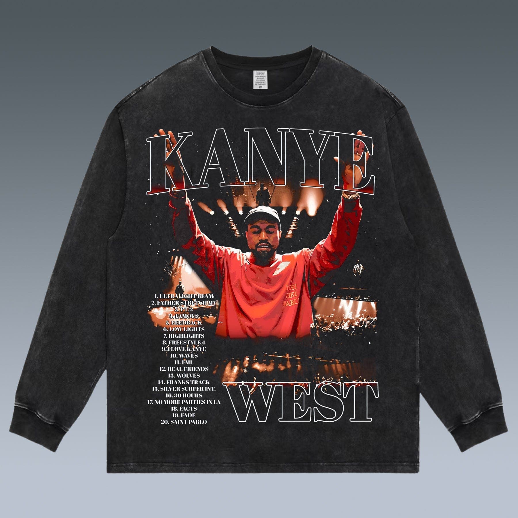 VINTAGE LONG SLEEVE TEE | KANYE WEST