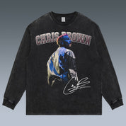 VINTAGE LONG SLEEVE TEE | CHRIS BROWN 3.16
