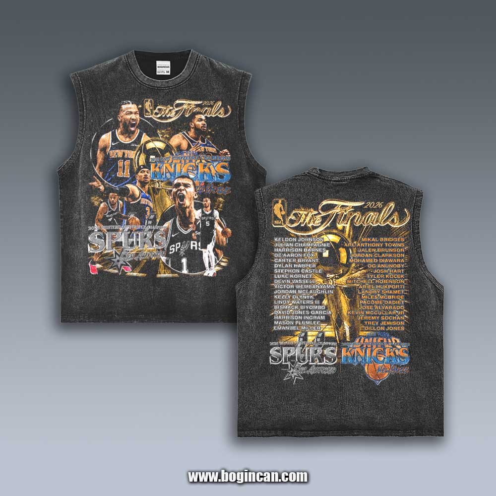 VINTAGE TANK TOP | 2026 NBA FINALS SPURS VS KNICKS 6.3.1