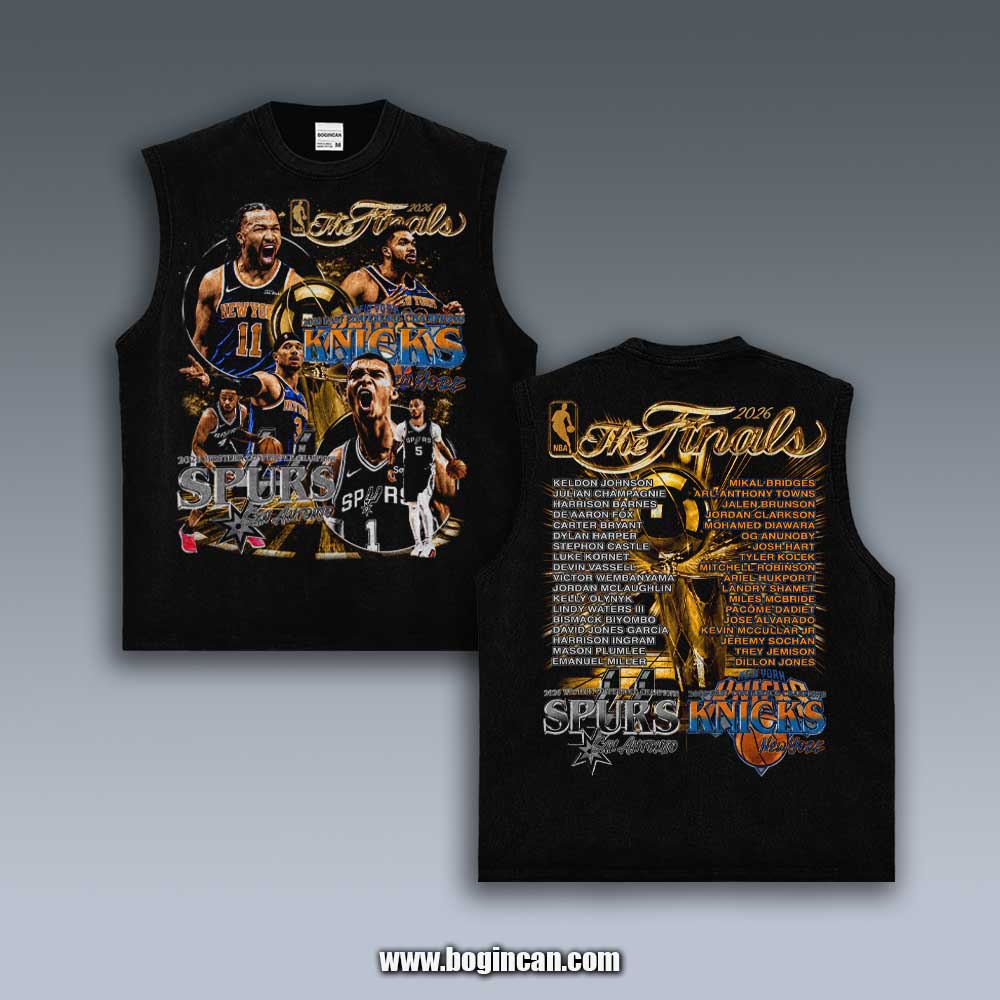 VINTAGE TANK TOP | 2026 NBA FINALS SPURS VS KNICKS 6.3.1