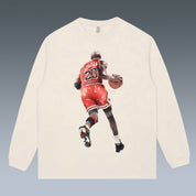 VINTAGE LONG SLEEVE TEE | MICHEAL JORDAN