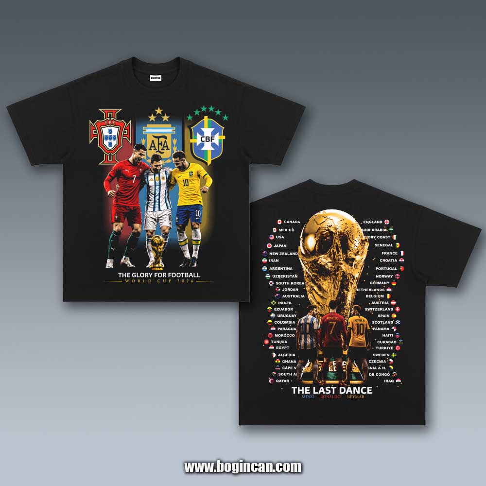VINTAGE TEE | MESSI X RONALDO X NEYMAR 7.8
