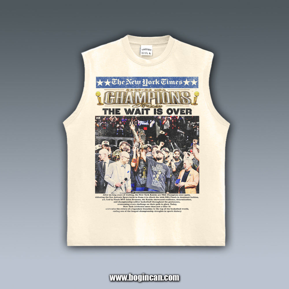 VINTAGE TANK TOP | 2026 KNICKS V6.15.15