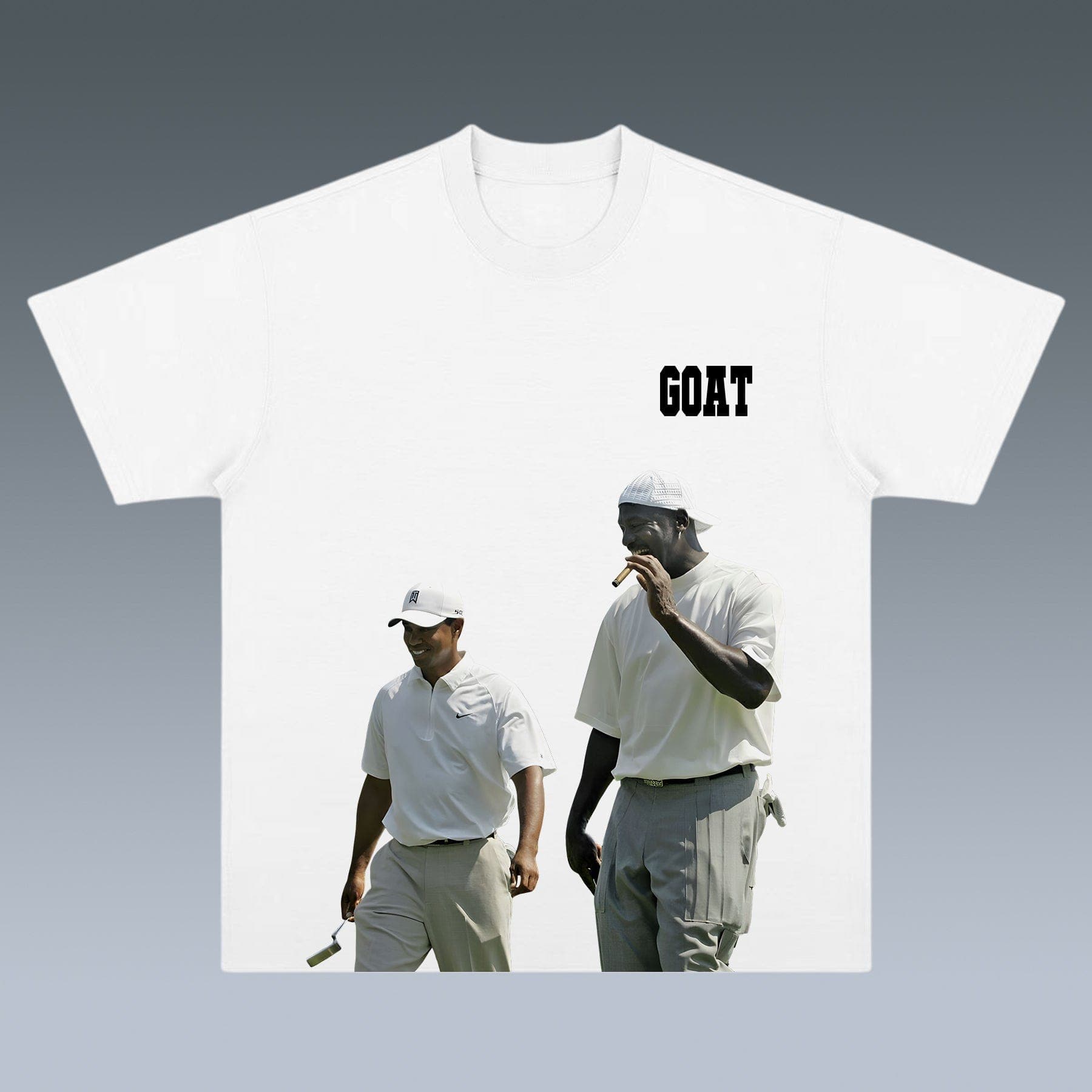 VINTAGE TEE | TIGER WOODS AND MICHEAL JORDAN