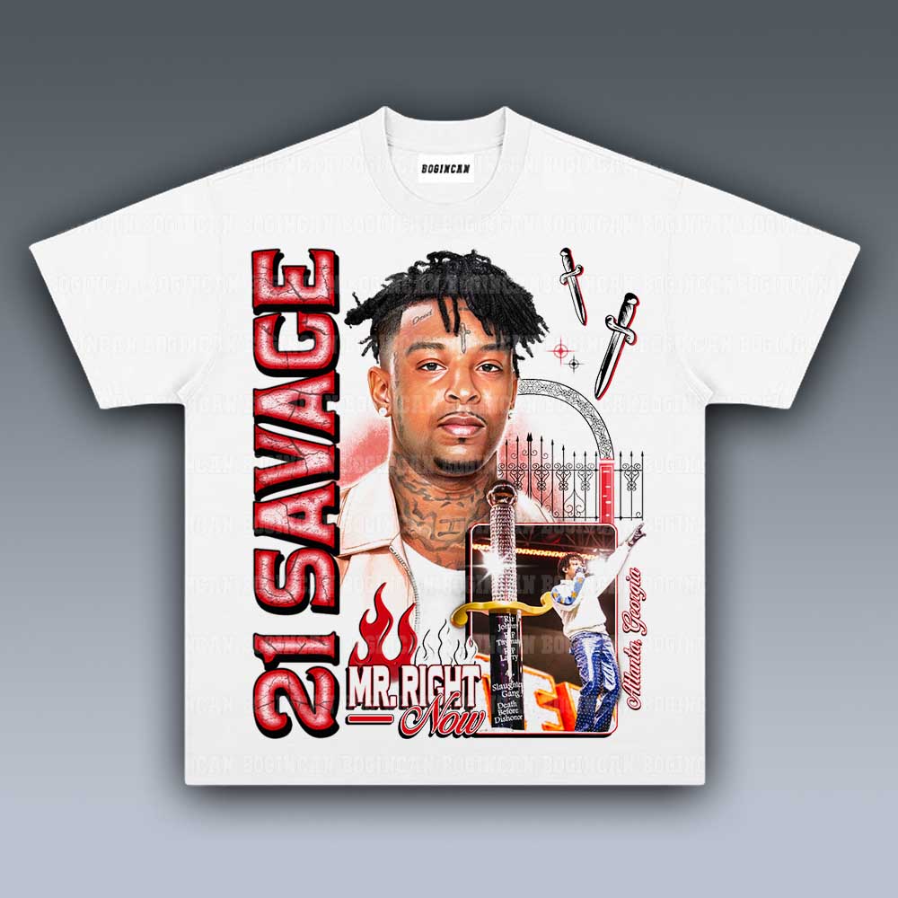 VINTAGE TEE | 21 SAVAGE 11.21