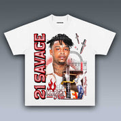 VINTAGE TEE | 21 SAVAGE 11.21