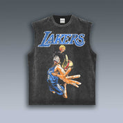 VINTAGE TANK TOP | LUFFY X LAKERS 7.10