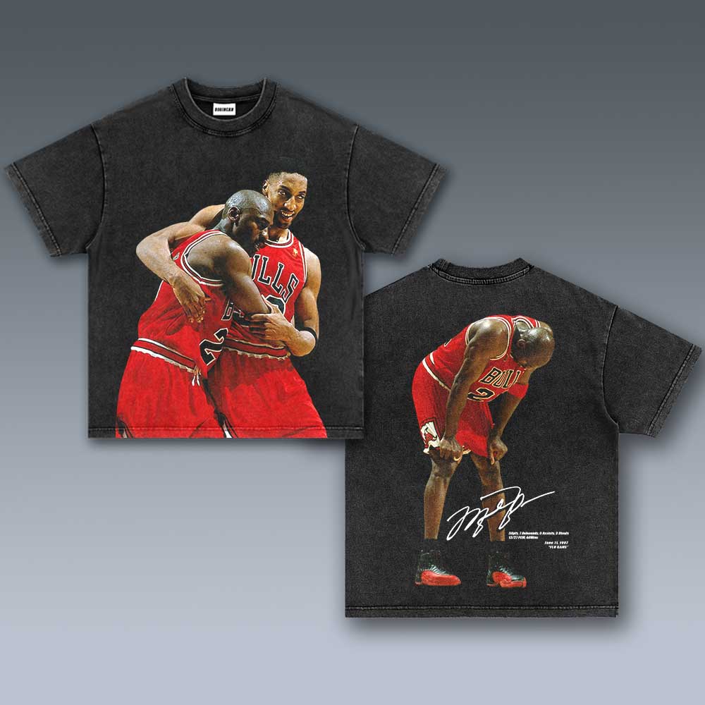 VINTAGE TEE | MICHAEL JORDAN FLU GAME 7.4