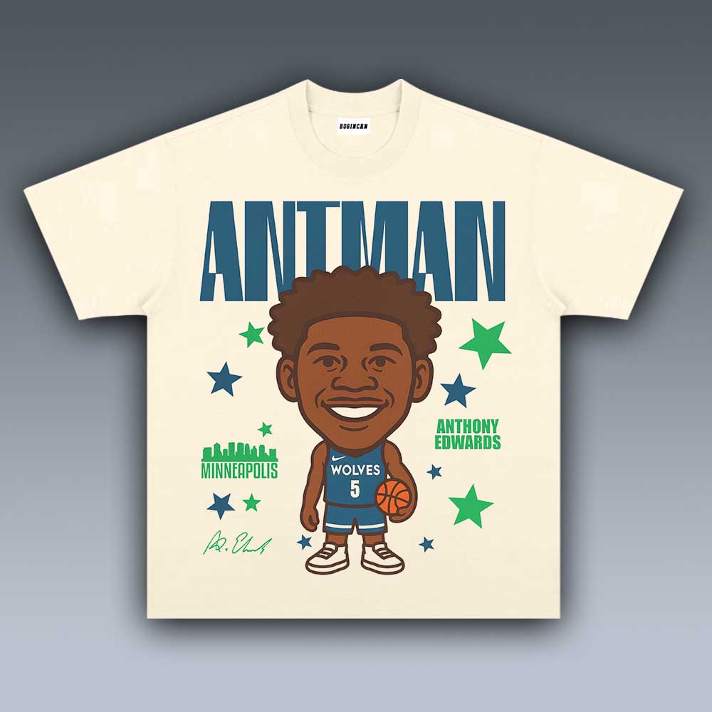 VINTAGE TEE | ANTHONY EDWARDS CARTOON
