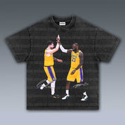 VINTAGE TEE | LEBRON JAMES AND DONCIC 2.12