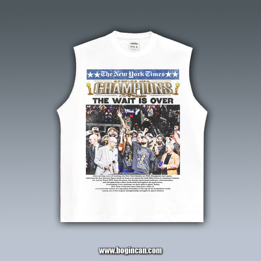 VINTAGE TANK TOP | 2026 KNICKS V6.15.15