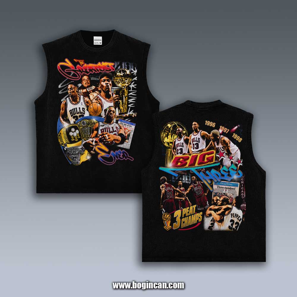 VINTAGE TANK TOP | MICHAEL JORDAN X SCOTTIE PIPPEN X DENNIS RODMAN 5.27