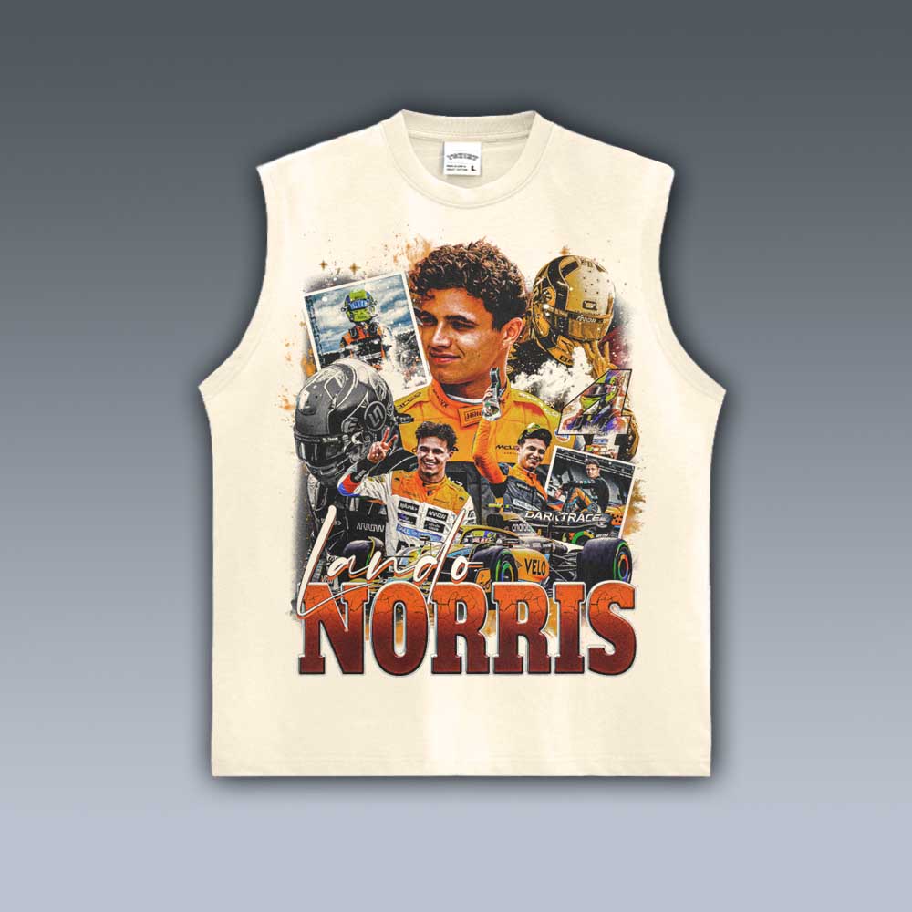 VINTAGE TANK TOP | LANDO NORRIS FORMULA 1 10.6