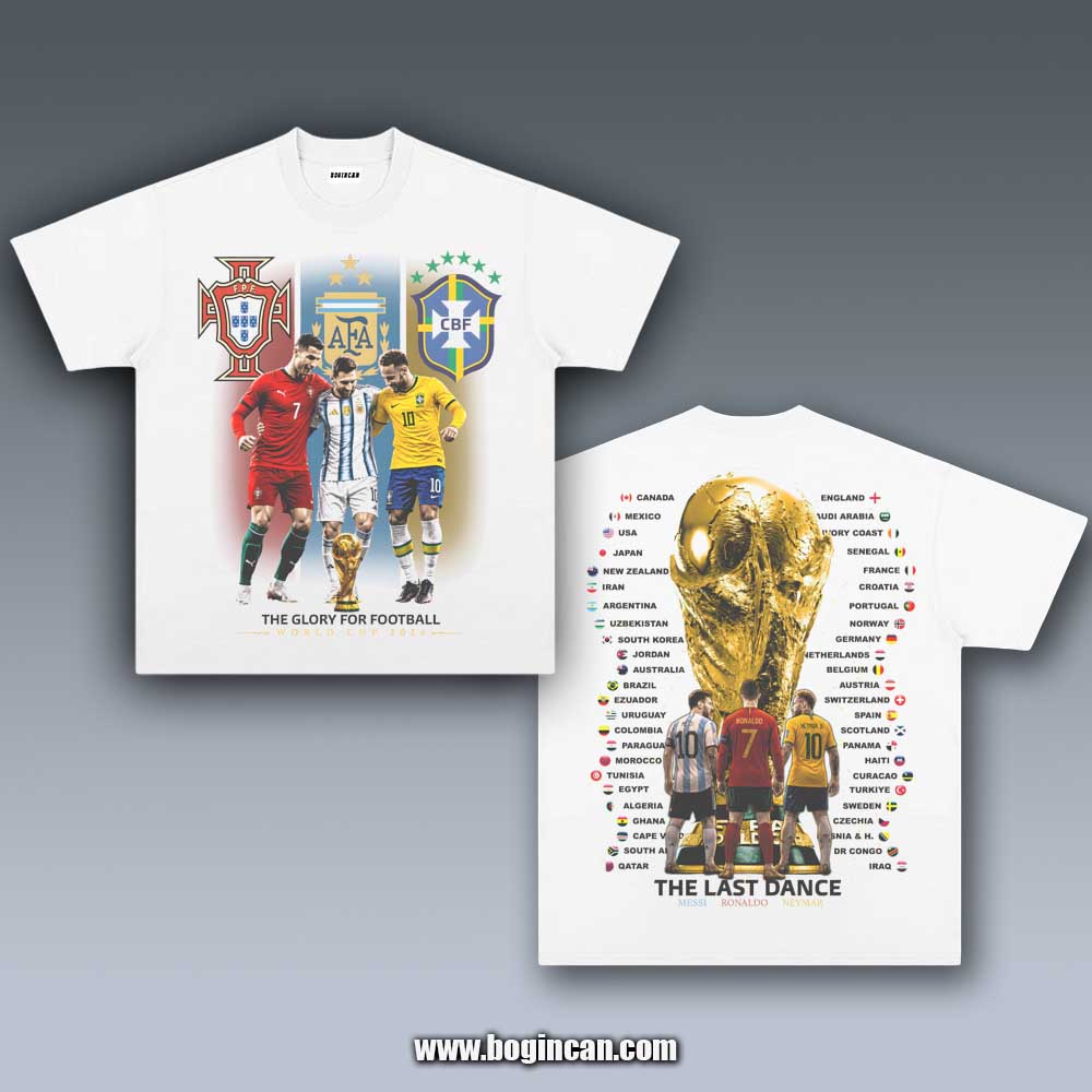 VINTAGE TEE | MESSI X RONALDO X NEYMAR 7.8