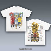 VINTAGE TEE | MESSI X RONALDO X NEYMAR 7.8