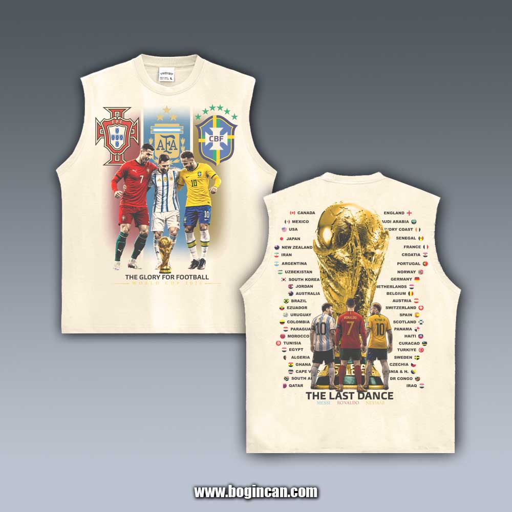 VINTAGE TANK TOP | MESSI X RONALDO X NEYMAR 7.8